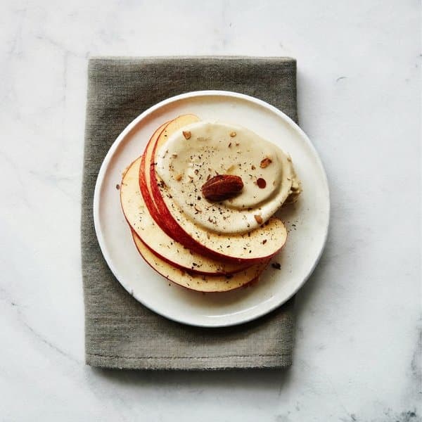 Sliced Apple with Almond Butter