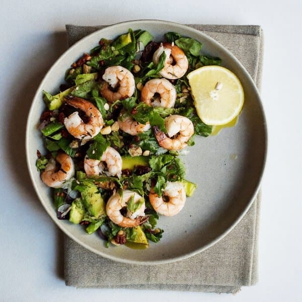Shrimp and Avocado Salad with Lemon