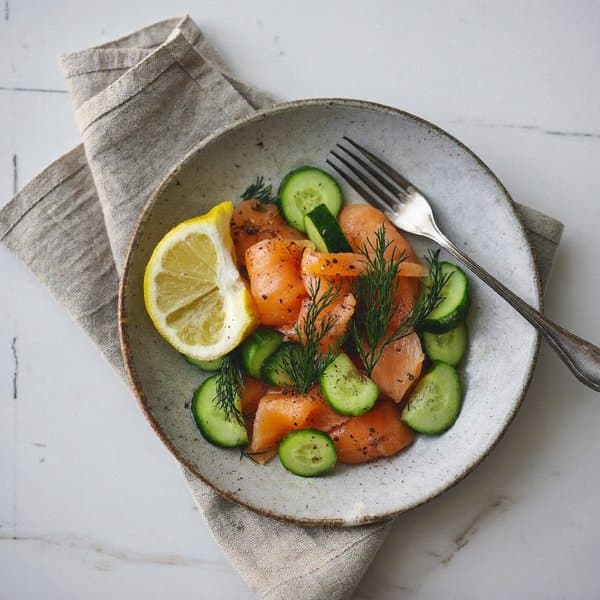 Smoked Salmon with Cucumber